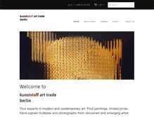 Tablet Screenshot of kunststoff-art-trade.com